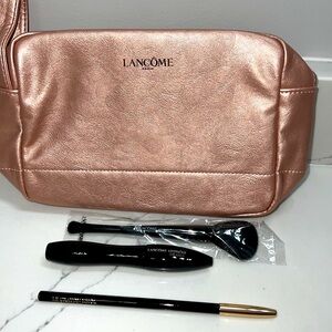 🎉HOST PICK! 🎉4x new Lancome: Mascara, Eyeliner, Dual end Brush & Cosmetic bag